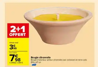 Bougie Citronnelle