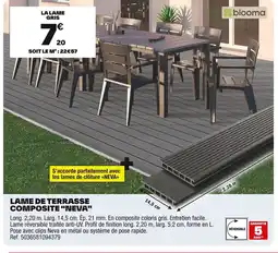 Brico Dépôt Lame de terrasse offre