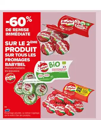 Carrefour Market Fromages Babybel offre