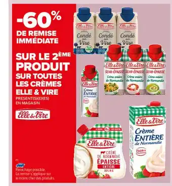 Carrefour Market Crèmes Elle & Vire offre