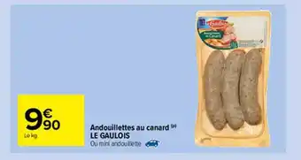 Carrefour Market Andouillettes Au Canard Le Gaulois offre
