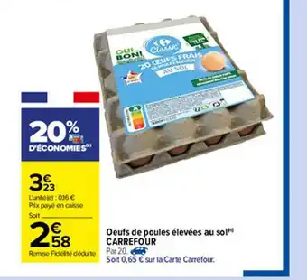 Carrefour Market Oeufs De Poules élevées Au Sol Carrefour offre