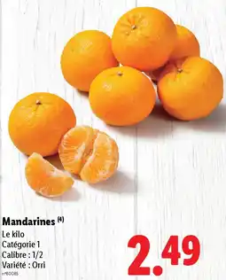 Lidl Mandarines offre