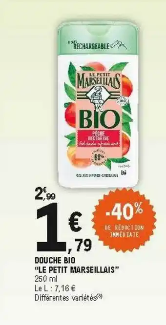 E.Leclerc Douche Bio offre