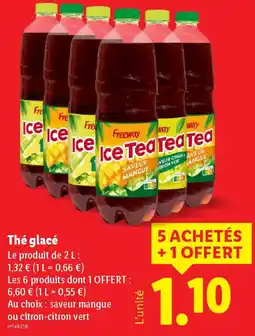 Lidl Thé glacé offre