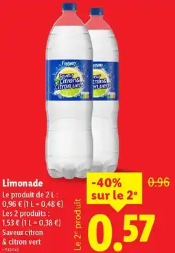 Lidl Limonade offre