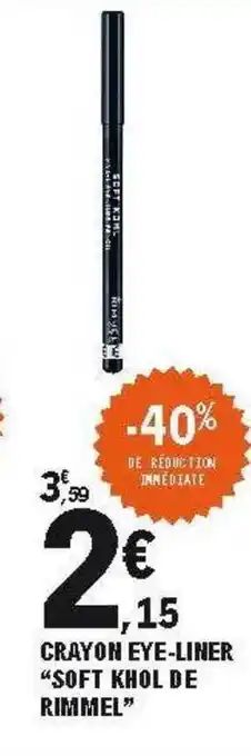 E.Leclerc Crayon Eye-liner offre