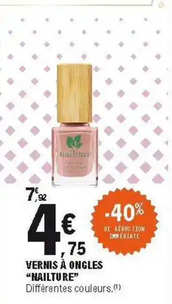 E.Leclerc Vernis à Ongles offre