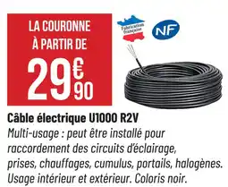 Bricorama Câble électrique U1000 R2V offre