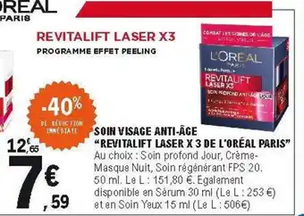 E.Leclerc Soin Visage Anti-âge offre