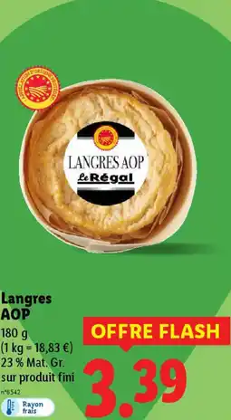 Lidl Langres AOP offre