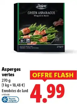 Lidl Asperges vertes offre