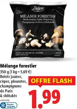 Lidl Mélange forestier offre