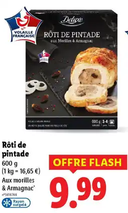 Lidl Rôti de pintade offre