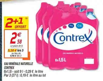 Netto Eau Minèrale Naturelle Contrex offre