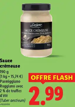 Lidl Sauce crémeuse offre