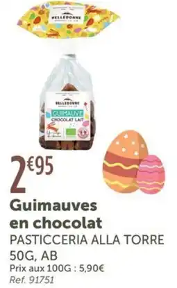 L'Eau Vive Guimauves en chocolat offre