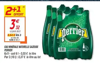 Netto Eau Minèrale Naturelle Gazeuse Perrier offre