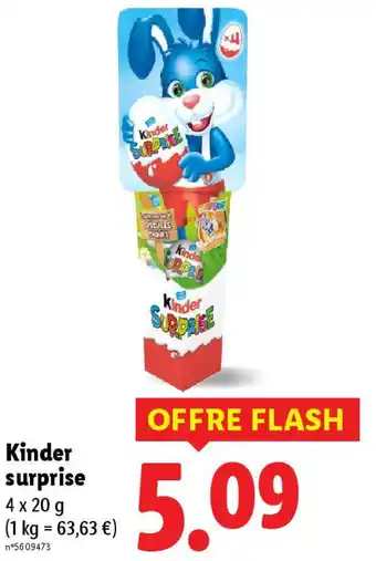 Lidl Kinder surprise offre