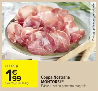 Carrefour MONTORSI Coppa Nostrana offre