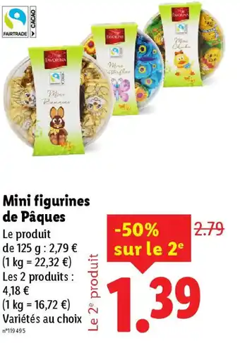 Lidl Mini figurines de Pâques offre