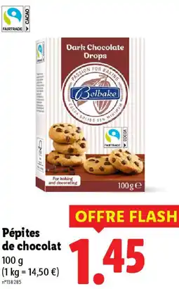 Lidl Pépites de chocolat offre