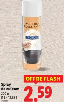 Lidl Spray de cuisson offre