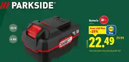 Lidl Batterie offre