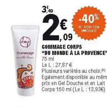 E.Leclerc Gommage Corps offre