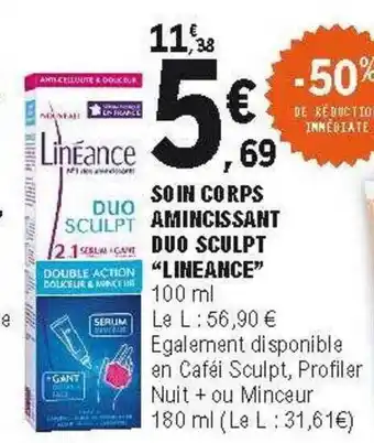 E.Leclerc Soin Corps Amincissant Duo Sculpt offre
