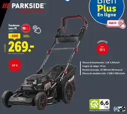 Lidl PARKSIDE Tondeuse sans fil offre