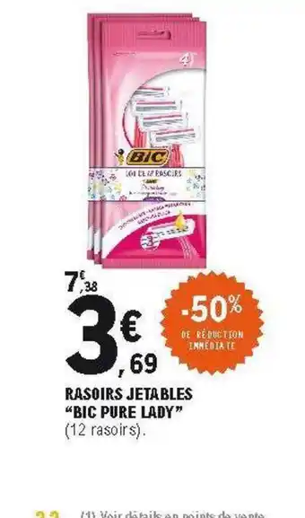 E.Leclerc Rasoirs Jetables offre