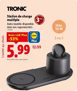 Lidl TRONIC Station de charge multiple offre