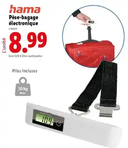 Lidl Hama Pèse-bagage électronique offre