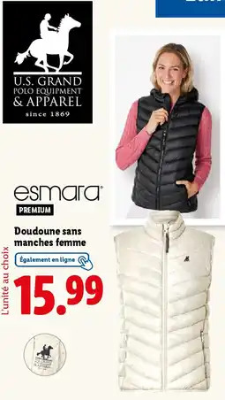 Lidl Esmara Doudoune sans manches femme offre