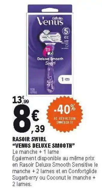 E.Leclerc Rasoir Swirl offre