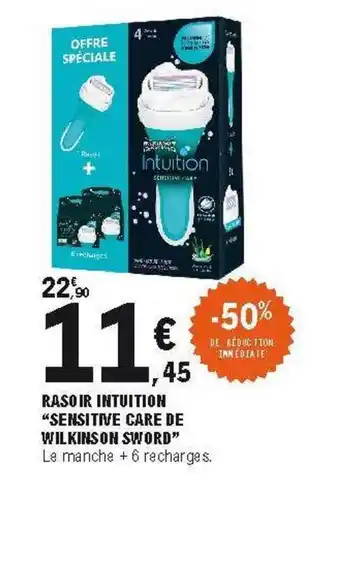 E.Leclerc Rasoir Intuition offre