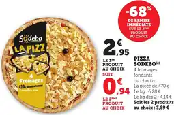 Bi1 Pizza sodebo offre