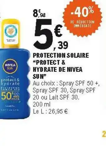 E.Leclerc Protection Solaire offre