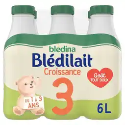 Carrefour BLÉDINA Lait Croissance 3 Blédilait offre