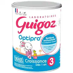 Carrefour GUIGOZ Lait en Poudre Croissance 3 Optipro offre