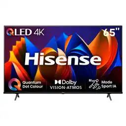 Carrefour HISENSE Téléviseur QLED 4K* - 165 cm offre