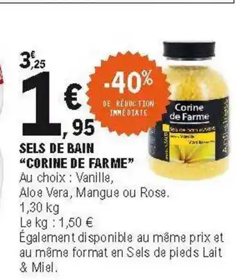 E.Leclerc Sels De Bain offre