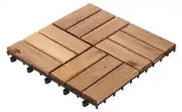 Brico Dépôt Lot de 4 dalles de terrasse clipsables lempa offre
