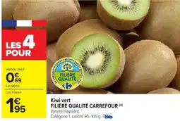 Carrefour Kiwi vert filière qualité carrefour offre