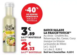 Bi1 Sauce salade la fraich'touch offre