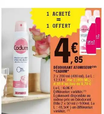 Déodorant Atomiseur