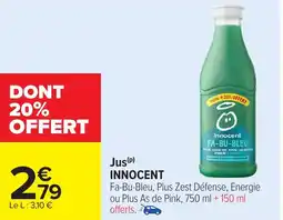 Carrefour INNOCENT Jus offre