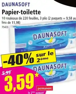 Norma DAUNASOFT Papier-toilette offre