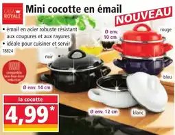 Norma Mini cocotte en émail offre